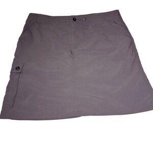 Patagonia Women's Cargo Skirt Size 8 Outdoor Hiking Utility Taupe Gray